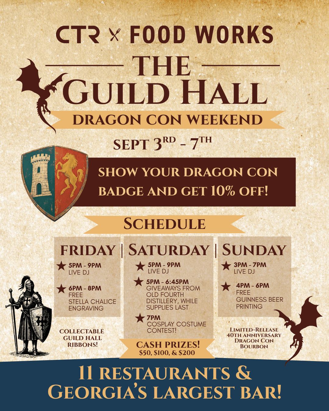 The Guild Hall | Dragon Con Weekend event artwork