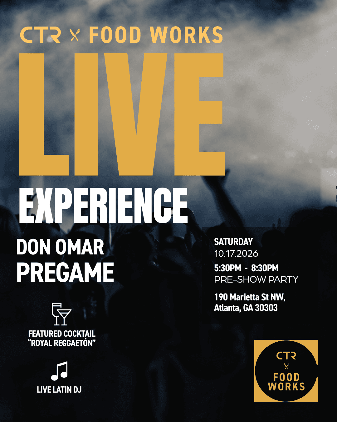 Live Experience : Don Omar Pre-Game Party event image