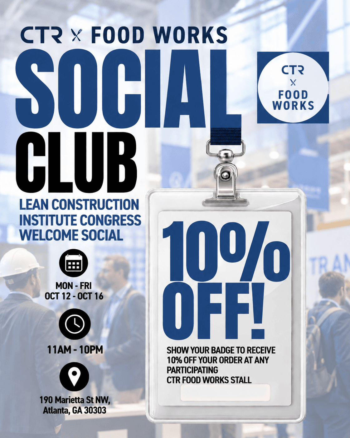 Social Club : Lean Construction Institute Congress event image